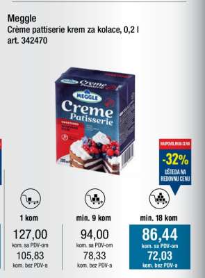 Meggle Creme patisserie