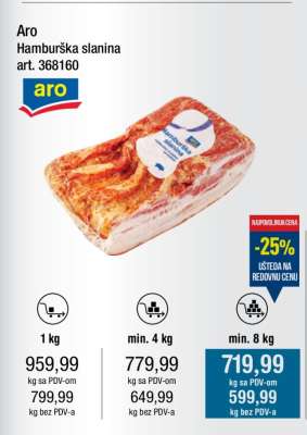 Aro Hamburška slanina