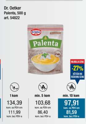 Dr.Oetker Palenta 500 g