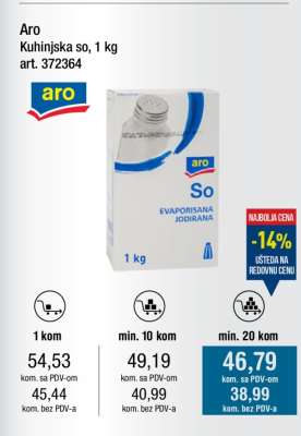 Aro Kuhinjska so, 1 kg