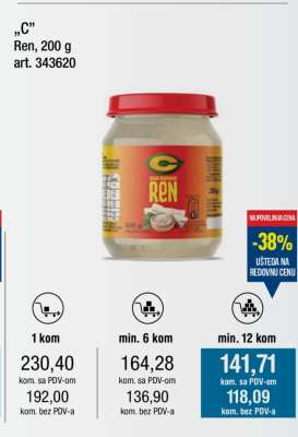 Ren, 200 g