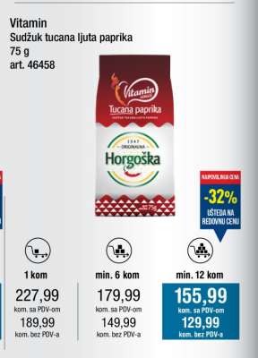 Vitamin Sudžuk Tucana ljuta paprika