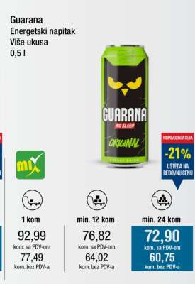 Guarana Energetski napitak