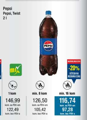 Pepsi, Twist 2 l