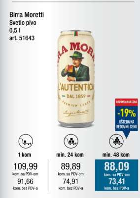 birra moretti