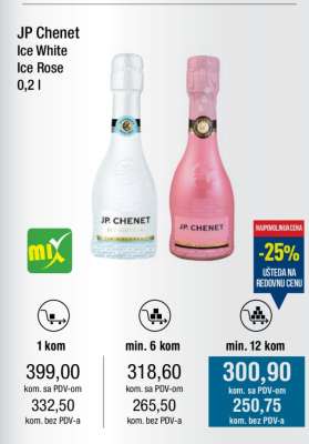 JP Chenet Ice White Ice Rose 0,2 l