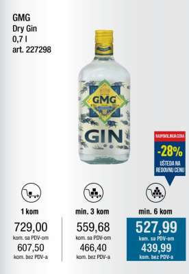 GMG Dry Gin 0,7 l
