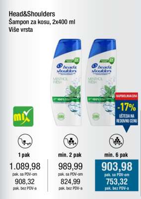 HEAD & SHOULDERS