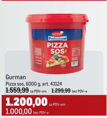 Gurman Pizza sos