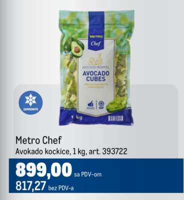 Metro Chef Avokado kockice