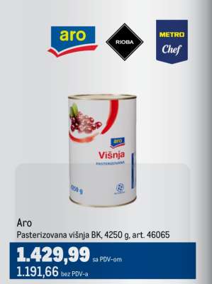 Aro Pasterizovana višnja BK