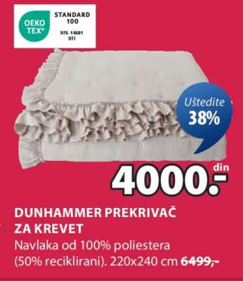 DUNHAMMER PREKRIVAČ ZA KREVET