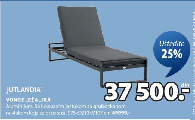 JUTLANDIA VONGE LEŽALJKA