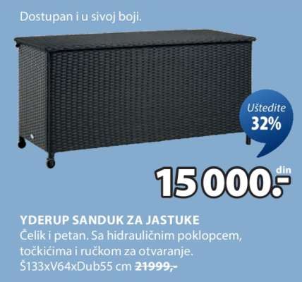 YDERUP SANDUK ZA JASTUKE