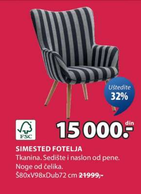 SIMESTED FOTELJA