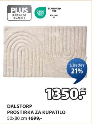 DALSTORP PROSTIRKA ZA KUPATILO