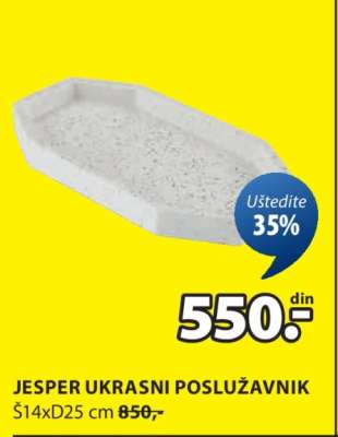 JESPER UKRASNI POSLUŽAVNIK
