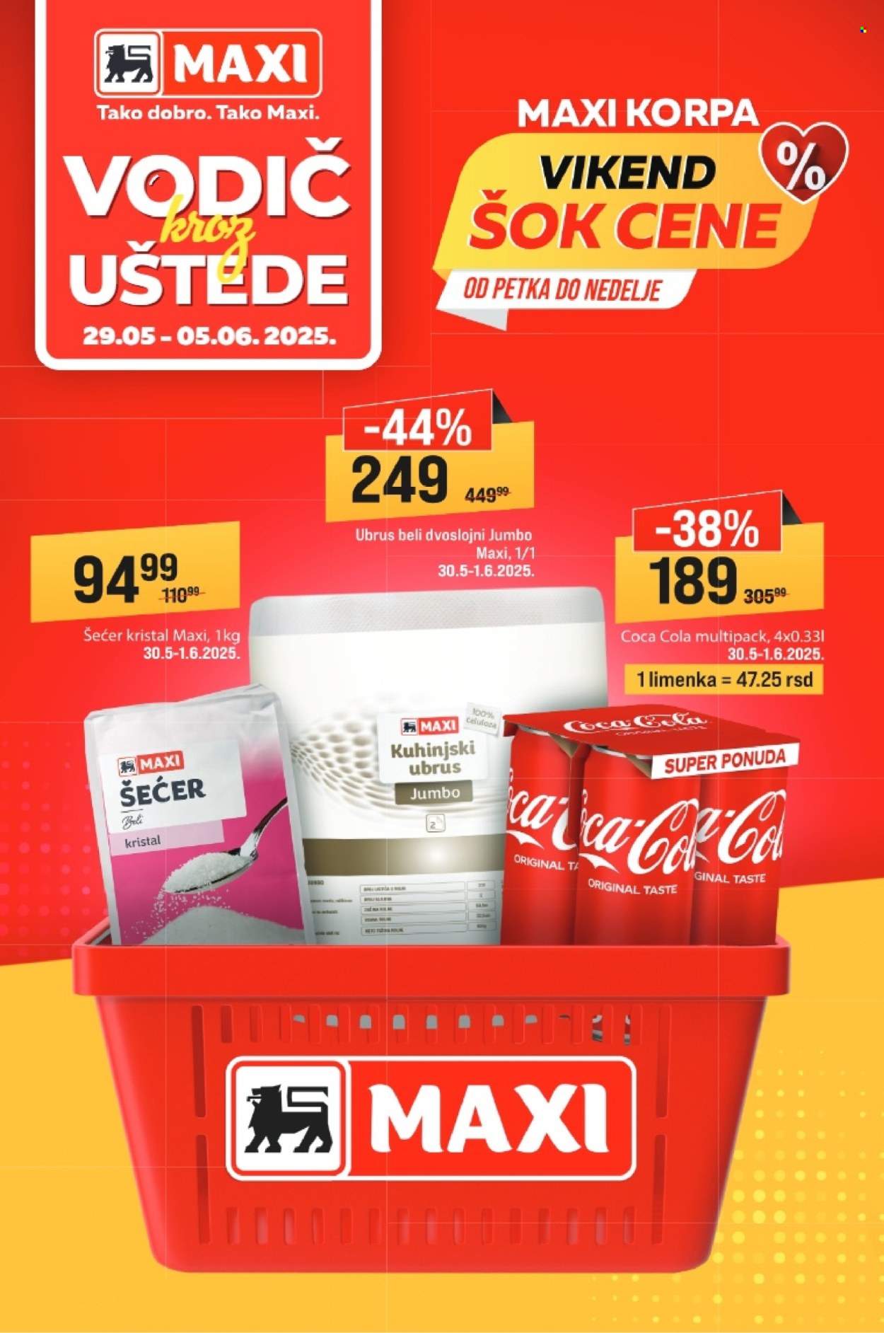 Maxi katalog - 29.05.2025 - 05.06.2025. Stranica 1