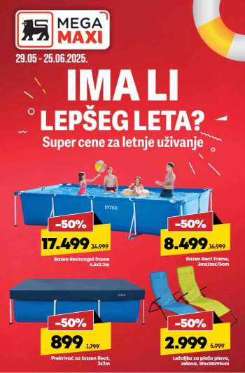 Mega Maxi katalog - 29.05.2025 - 25.06.2025.