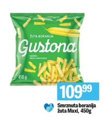 Smrznuta boranija žuta Maxi 450g