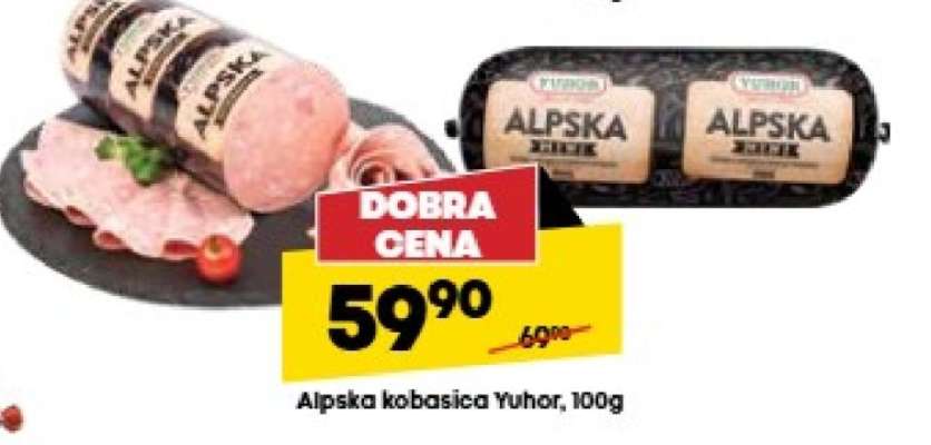 ALPSKA KOBASICA Yuhor 100g