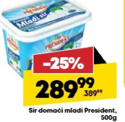Sir domaći mladi President