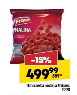 Smrznuta malina Frikom, 300g