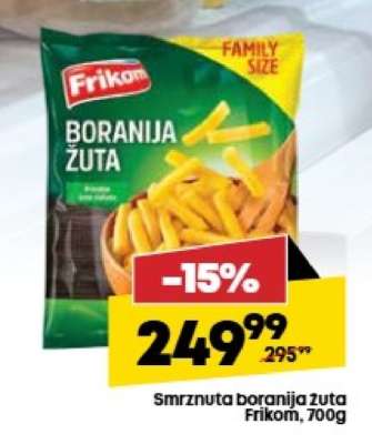Smrznuta boranija žuta
