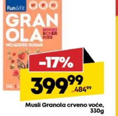 Musli Granola crveno voće