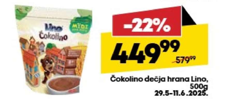 Čokolino dečja hrana Lino
