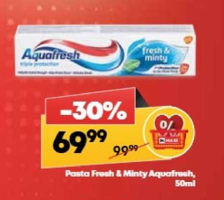Pasta Fresh & Minty Aquafresh, 50ml