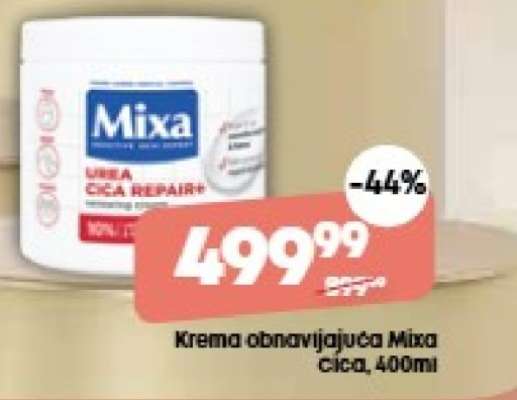 Krema obnavljajuca Mixa cica, 400ml