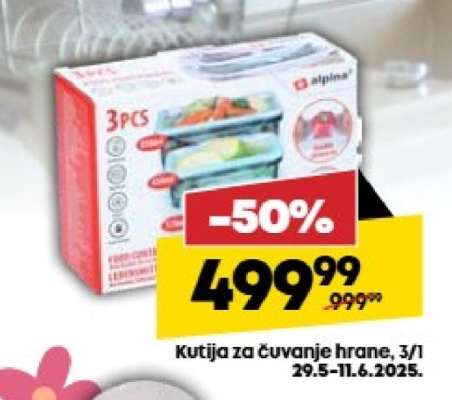 Kutija za Čuvanje hrane 3/1
