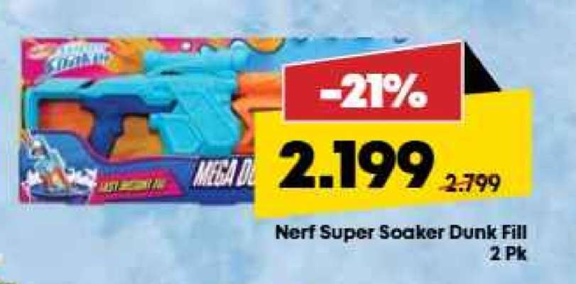 Nerf Super Soaker Dunk Fill 2 Pk