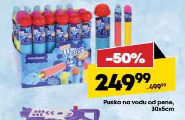 Puška na vodu od pene