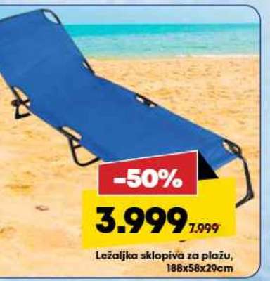 Ležaljka sklopiva za plažu