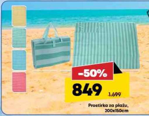 PROSTIRKA ZA PLAŽU