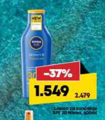 Losion za sunčanje SPF 30 Nivea