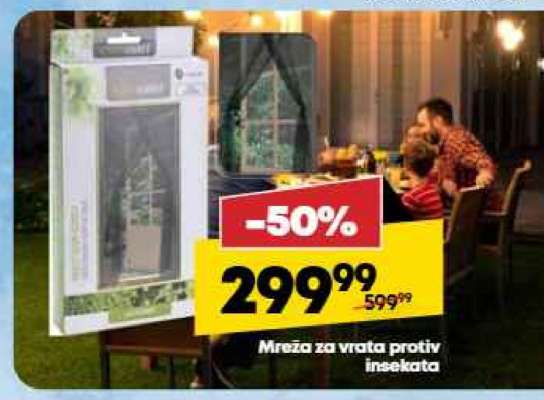Mreža za vrata protiv insekata