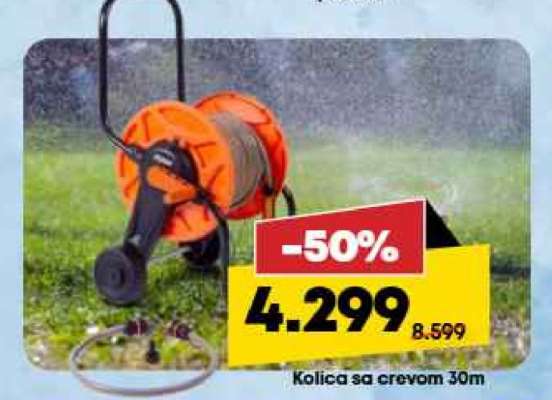 Kolica sa crevom 30m