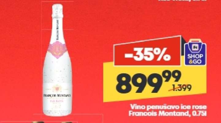 Vino penusavo ice rose Francois Montand, 0.75l