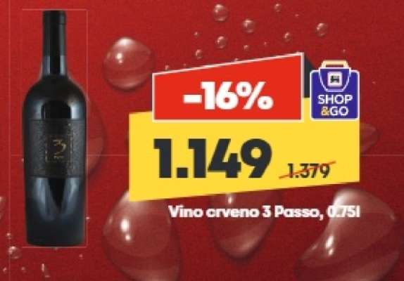Vino crveno 3 Passo 0.75l