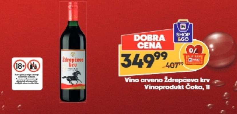 Vino crveno ždrepčeva krv