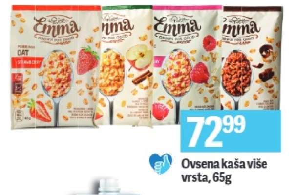 Ovsena kaša više vrsta, 65g