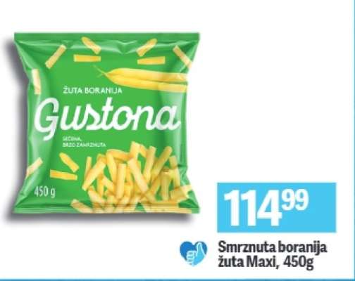 Smrznuta boranija žuta Maxi 450g