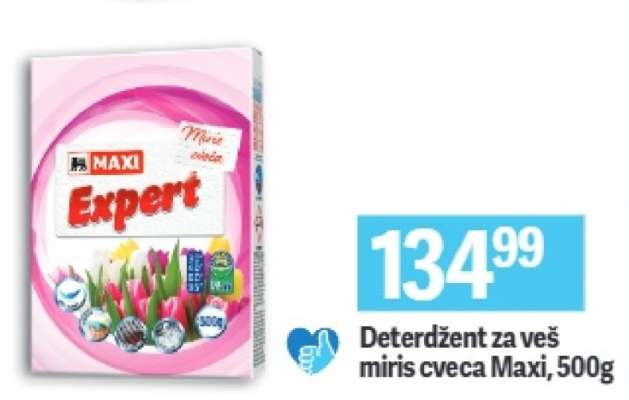 Deterdžent za veš miris cveca Maxi, 500g