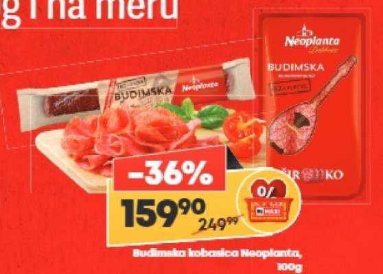 Budimska kobasica Neoplanta 100g