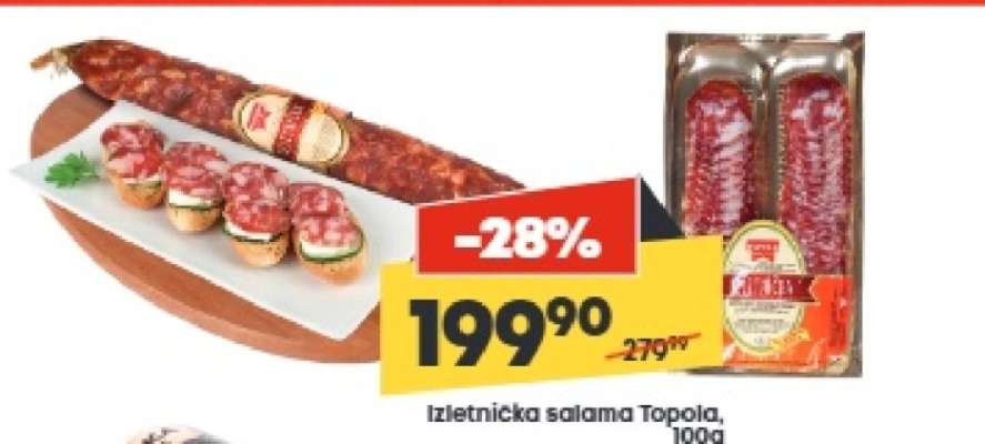 Izletnička salama Topola 100g