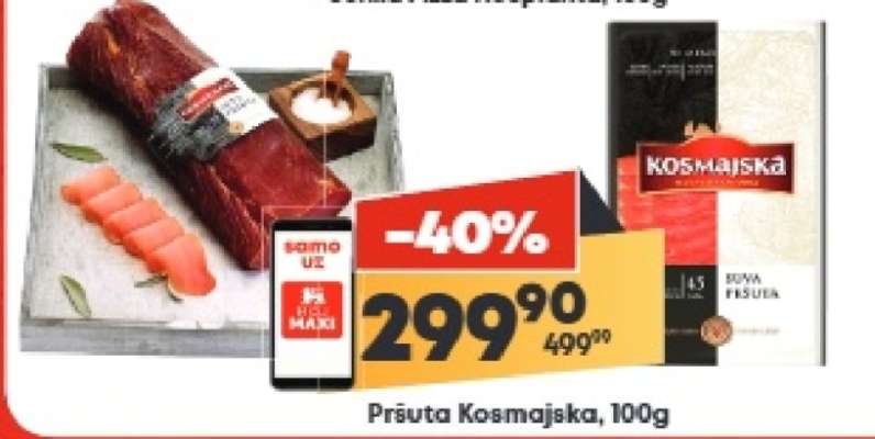 Pršuta Kosmajska , 100g