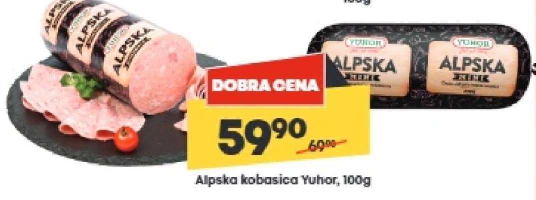 ALPSKA KOBASICA Yuhor 100g